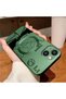 iPhone 15 Compatible Transparent Magsafe Wireless Soft Silicone Phone Case High Mountain Pattern - 2