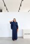 Asymmetrical Cut Oversized Blouse Trouser Set - 3