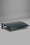 Metal Door Window Top Practical Porch 20X64X115 cm Black - 3