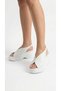 Heeled, Elasticated in the Middle, Open Front, Summer Women's High Wedge Heel Sandals Shoes - 5
