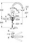 Kitchen Tap Stainless Steel Kitchen Sink Taps with 360° Rotation - 4
