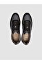 100% Genuine Leather Black Suede Lace-Up Men's Sports Shoes - 4