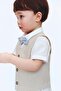 4-piece linen-blend dressy set - 2
