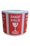 Attention Broken Label 7cm X 5cm (750 Pieces) - 2