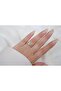 Yzk306 Channel-Set Stone Gold Adjustable Ring