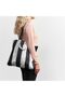 IKEAA-SKYNKE Carrier-Bag, 45x36 cm, Striped/Black White - 6