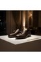 Kkahverengi̇ D Textured D Leather Pü Tasseled Oafer - 7