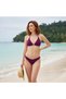 Women's Beachwear Lace Fuchsia Patterned Bikini Bottom Bb2393 - 4