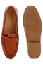 Women Penny Strap Detail Loafers in Brown - 5