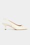 Rone Butter Yellow Matte Pointed Toe Open Front Buckled Stiletto Heel U Women's Shoes - 5