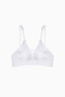 Lace Bra with Lacing Detail - Without Padding - Fashion - 2579 - Ecru - 2
