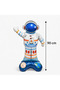 Standing Astronaut Foil Balloon, Space Theme Children's Birthday Party Decoration 90cm - 2