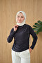 Women's Long Sleeve Gathered Detail Blouse Anthracite - 3