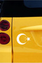 Turkish Flag Moon Star Car Sticker - Motor Sticker - Moon Star Decal - 4