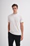 Crew Neck Men's White T-Shirt 40470