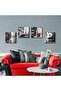 Bathroom Poster Wall Art Canvas Prints Home Decor Framed Black and White Pictures Red City Buildings - 2