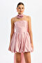 Dress Short Satin Balloon Skirt - 2