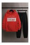 Unisex Hooded Sweatshirt Top and Bottom Tracksuit Set