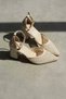 Textile Fabric Stone Women's Heeled Shoes Tr08Ms18B - 8