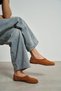 Lizoy Taba Genuine Leather Flat Sole Women Ballet Flats
