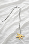 Starfish Plated Adjustable Necklace - 4