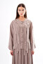Sicily Suit with Fringe Band Detail on the Front and Skirt 934 Mink - 2