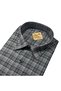 Classic Wide Cut Plaid Double Pocket Long Sleeve Men's Shirt - 3