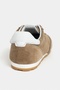 Deyz Rome Beige Genuine Suede Leather Lace-Up Women's Sports Shoes - 9