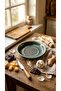 Artistic Glaze Green Handmade Multi-Purpose Grater Plate Vegetable & Fruit Grater Pit Plate Diet Plate - 2