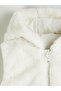 Hooded Plush Girl's Vest (W5) - 7