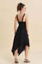 V-Neck Asymmetrical Cut Bohemian Dress - 4