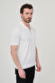 Delik Patterned Slim Fit Polo Collar Zippered Men's Knitwear T-Shirt Ecru - 11584.26Y - 3