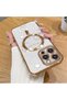 iPhone 15 Pro Max Compatible Transparent Soft Silicone Magsafe Wireless Phone Case Star Pattern - 2