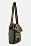 Men Brand Logo Cross Body Bag, Olive - 3