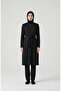 Modern Simplicity Belted Zippered Hijab Swimsuit 2602-02 Black - 3