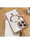 iPhone 16 Pro Max Compatible Transparent Soft Silicone Magsafe Wireless Phone Case Star Pattern - 2
