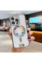 iPhone 16 Pro Compatible Transparent Soft Silicone Magsafe Wireless Phone Case Cute Pattern