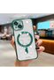 iPhone 15 Compatible Transparent Soft Silicone Magsafe Wireless Phone Case Star Pattern