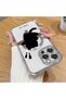 iPhone 16 Pro Max Compatible Cat Pattern Transparent Soft Silicone Magsafe Wireless Phone Case - 2