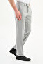 Straight Slim Fit Classic Men's Trousers Gray - 38346.26Y - 3