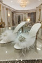 Special Design Stone and Feather Heels Slipper - Elegant and Modern Evening Dress Shoes