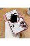 iPhone 16 Compatible Cat Pattern Transparent Soft Silicone Magsafe Wireless Phone Case - 2
