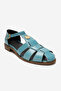 Women's Ankle Tie Sandals Real Leather Zy 4168 - 2