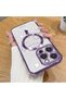iPhone 16 Pro Compatible Transparent Soft Silicone Magsafe Wireless Phone Case Star Pattern - 2