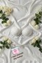 Sheer Sheer Back Bridal and Evening Gown Bra - Padded D Lace Design for Special Occasions - 3