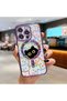 iPhone 16 Pro Compatible Transparent Soft Silicone Magsafe Wireless Phone Case Cat Pattern