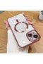 iPhone 15 Compatible Transparent Soft Silicone Magsafe Wireless Phone Case Star Pattern - 2