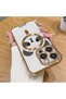 iPhone 15 Pro Compatible Transparent Soft Silicone Magsafe Wireless Phone Case Panda Pattern - 2