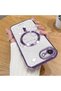 iPhone 17E Compatible Transparent Soft Silicone Magsafe Wireless Phone Case Star Pattern - 2
