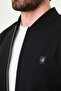 Straight Slim Fit Hakim Collar Men's Coat with Elastic Waist Black - 39665.26Y - 2